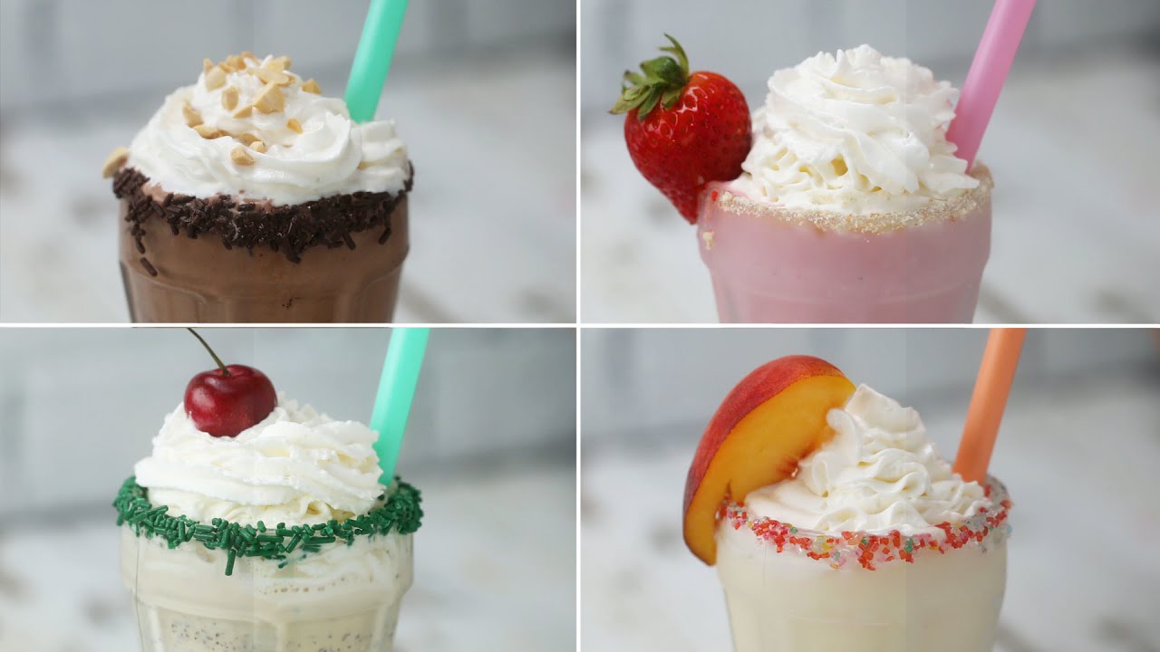 Spiked Milkshake 4 Ways | Tasty