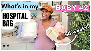 WHAT'S IN MY HOSPITAL BAG FOR BABY #2! What I actually use! Labor \& Delivery