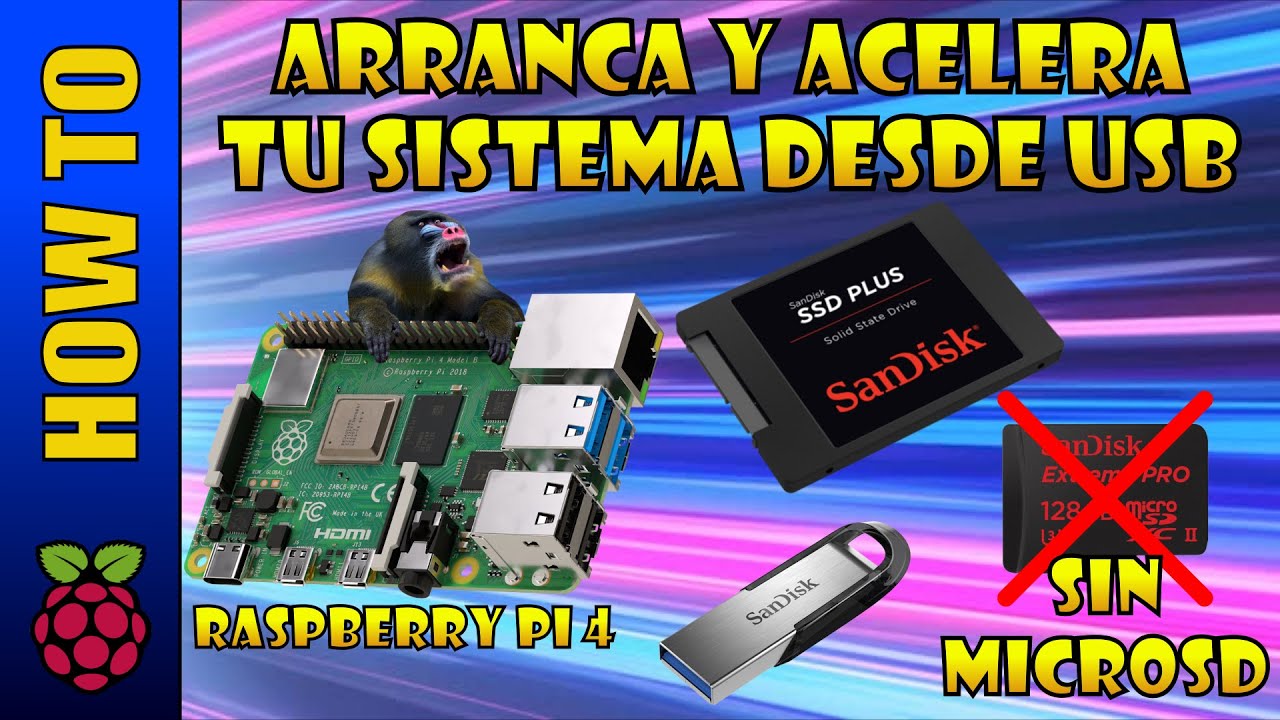 🏃‍♂️💨Arranca y Acelera tu Raspberry Pi 4 desde SSD en USB 3.0 ❌SIN MicroSD