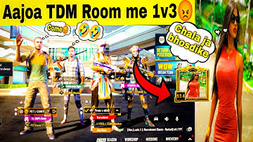 pubg tdm 1v3 challenge random player || conqueror players call me noon 😡😡