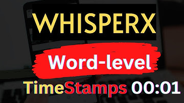 WhisperX - Word-level Timestamps with Whisper - Subtitles Transcription