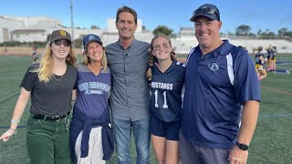 Dad & daughter complete 'Four Generation Football Family' with flag football