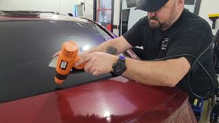 How to Tint: Dry Shrinking a Rear Window Detailed