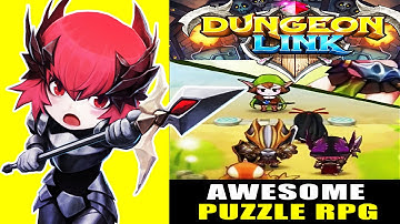 Dungeon Link (Gamevil USA) : Cute and Addictive Puzzle RPG (ios tutorial gameplay)