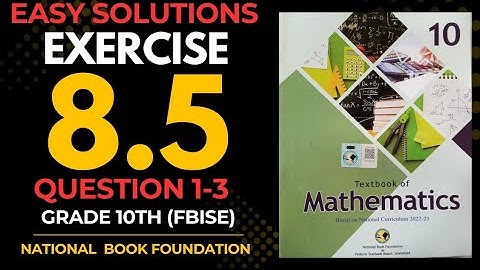 Exercise 8.5 Q1–Q3, Class 10 Maths | Chapter 8 Applications of Trigonometry |  Easy Solutions 