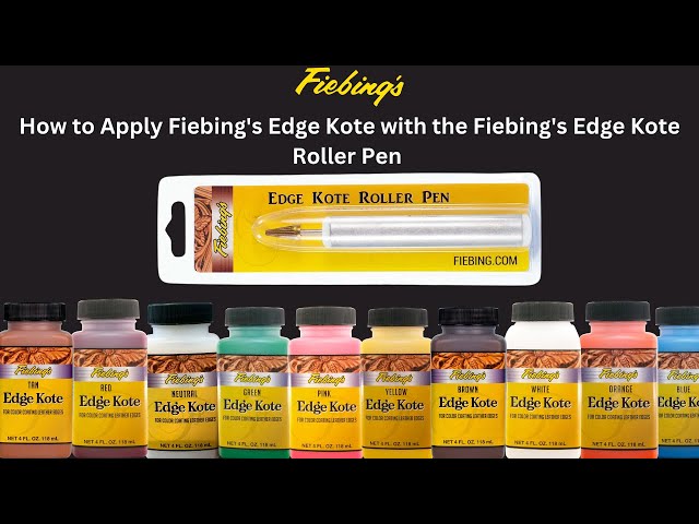 Fiebing's Edge Kote for Leather x Black