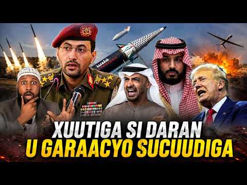 XUUTIGA OO KA JAWAABAY WEERARKII SUCUUDIGA: UAE OO BARYOOTAMEYSO: TRUMP OO LAGA XANAAJIYAY