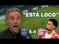 LUIS ENRIQUE SE RINDE ANTE LUIS DÍAZ Y SU GRAN NIVEL EN BAYERN MÚNICH vs PSG  en CHAMPIONS
