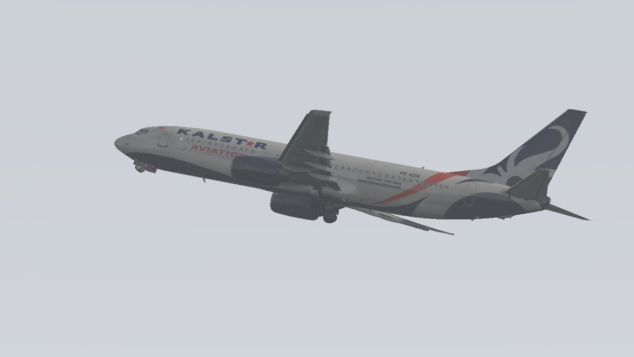 [XP11] Kalstar Aviation Takeoff from Budiarto Rwy 12