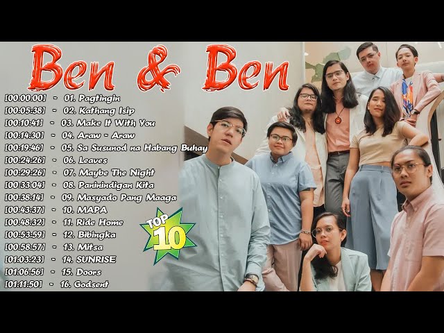 Ben and Ben Nonstop Love Songs - Ben and Ben Greatest Hits Full Playlist 2023 class=