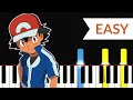 Pokemon xyz theme song easy piano tutorial