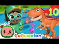 🦖  Count 10 Little Dinosaurs with Cody 🦖 | Cocomelon | Educational Video For Kids