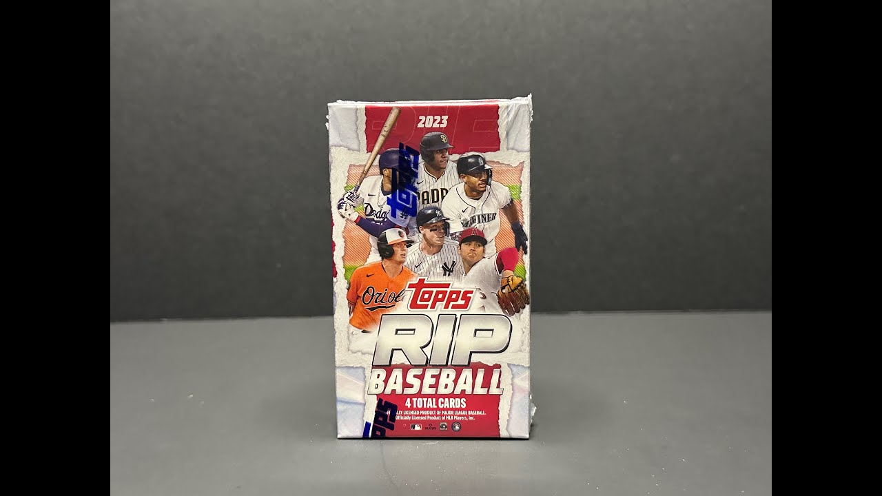 2023 Topps Rip Baseball - Box Break - Tear if you Dare! - YouTube