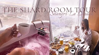 We Stayed on the 50th Floor of The Shard! ROOM TOUR || Shangri-La The Shard Hotel Room Tour