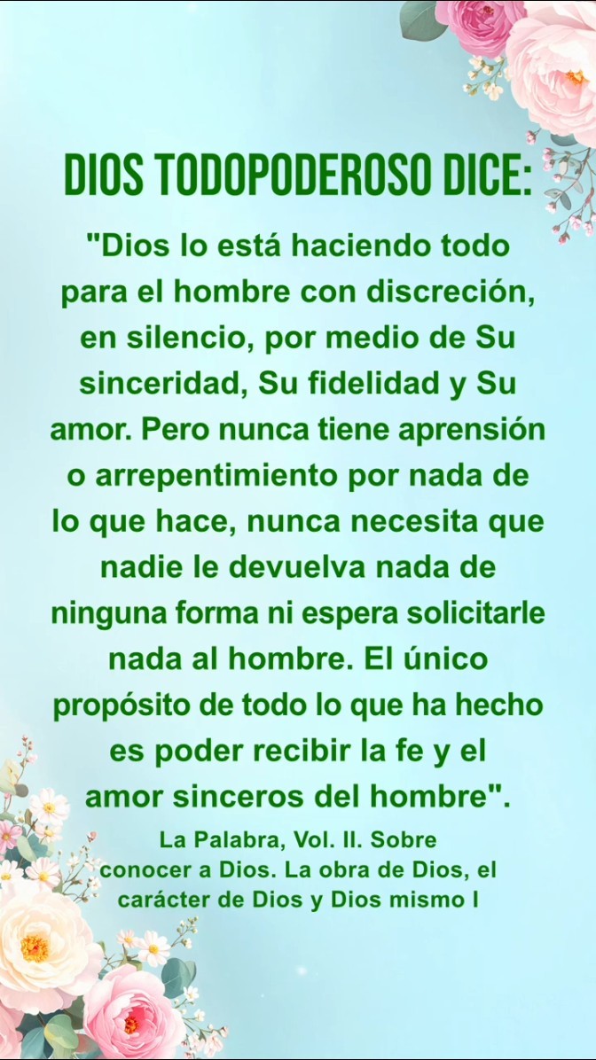 Palabras directamente de Dios