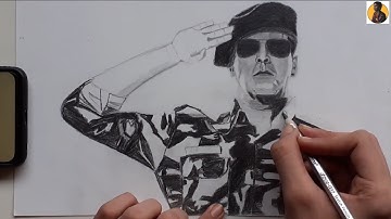 Drawing Khiladi /Akshay Kumar | happy birthday Akshay Kumar Sir #AkshayKumar #khiladi