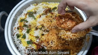 Hyderabad Chicken Dum Biryani In Telugu || Chicken Dum Biryani || BIRYANI RECIPE screenshot 5