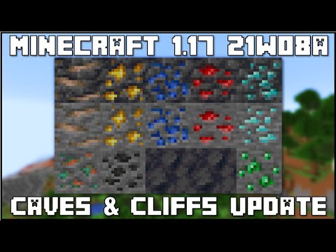 Minecraft 1.17 - Snapshot 21w08a - Deepslate Ores U0026 Smooth Basalt!