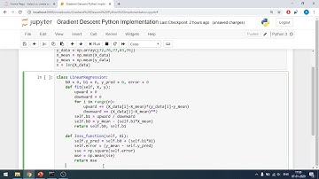 Gradient Descent Python Implementation from Scratch | Getting Started with Machine Learning