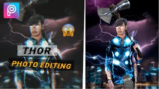 Thor Photo Editing || Thunder Photo Editing || avengers photo editing ||PicsArt Editing screenshot 5