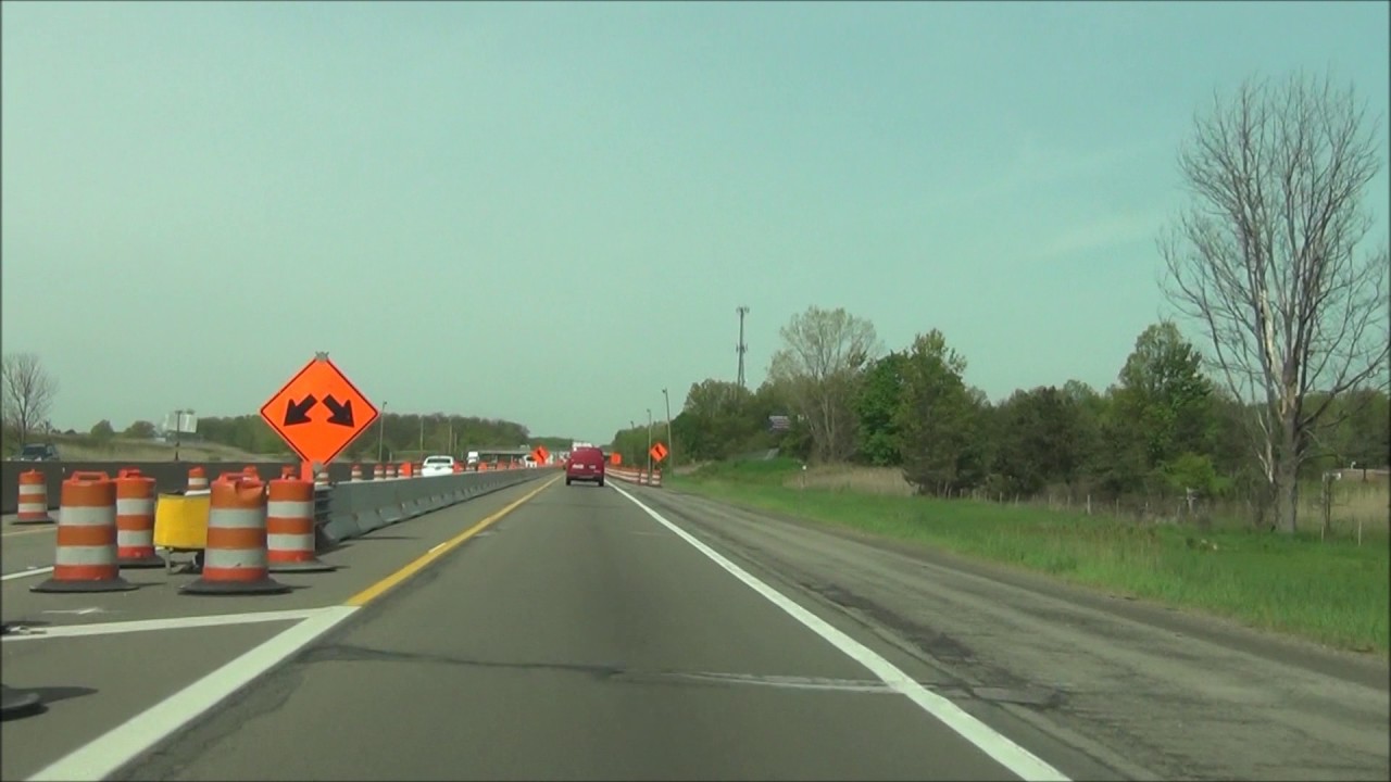 Ohio Interstate 80 West (Ohio Turnpike) Mile Marker 160 to 142