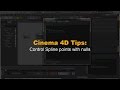 Cinema 4d tips control spline points with nulls