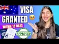 Australia Study Visa Granted Australia Study Visa Requirements |Australia study visa processing time
