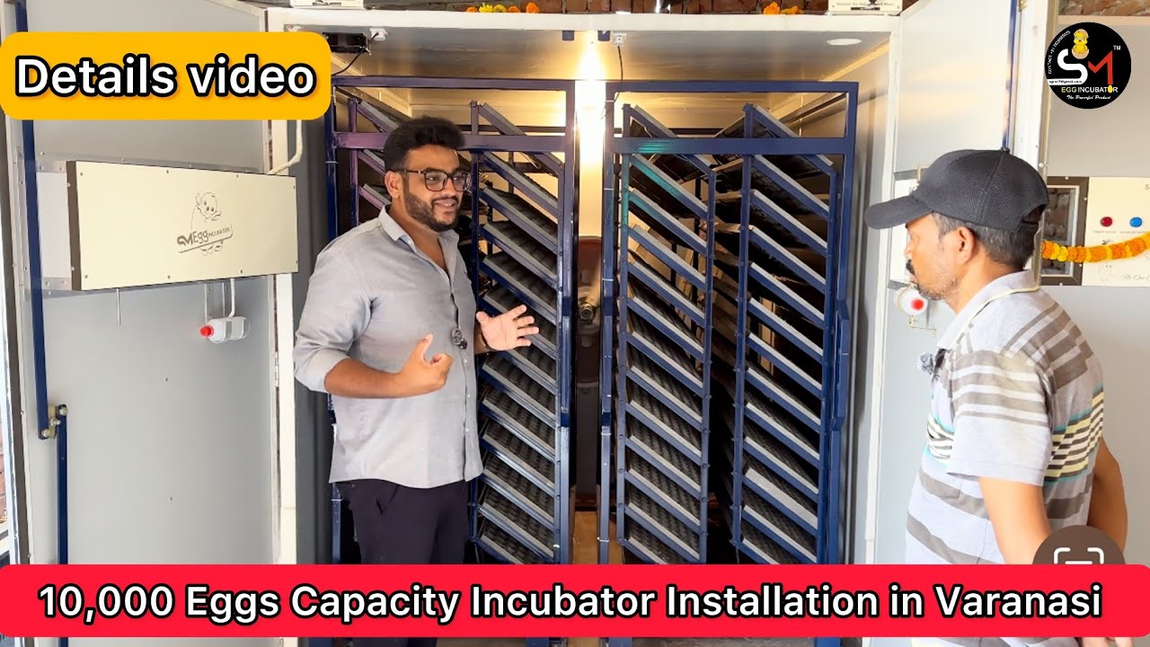 10,000 Eggs capacity Egg incubator | latest technology made in India 85% Hatching 