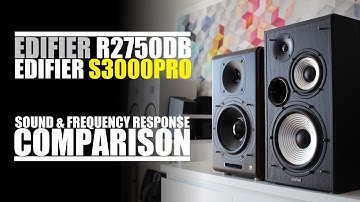 Edifier R2750DB  vs  Edifier S3000Pro  ||  Sound & Frequency Response Comparison
