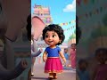 யானை யானை அழகர் யானை (Yaanai Yaanai Azhagar Yaanai)| Tamil Elephant Nursery Rhymes for Kids | Shorts
