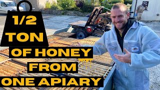 Half A Ton Of Honey From One Apiary.