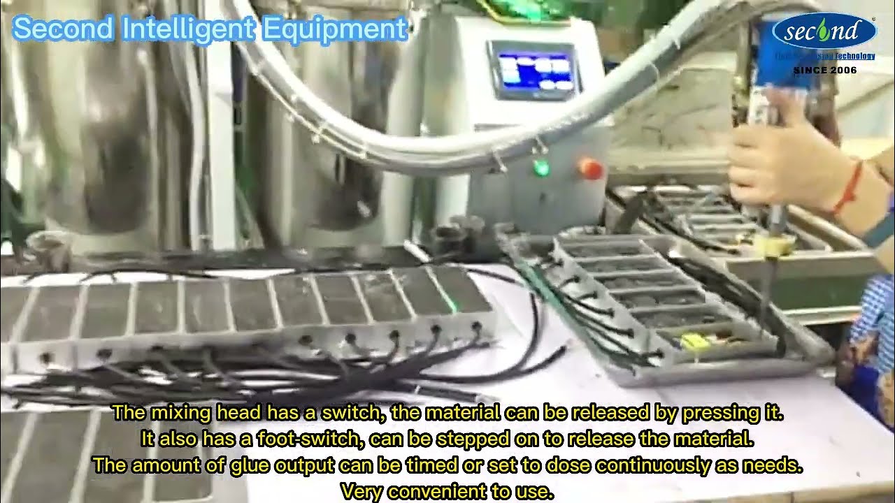 2K AB materials automatic potting, casting, encapsulating machine with portable head