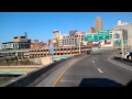 Interstate 75 North as we roll into downtown Cincinnati, Ohio from Kentucky