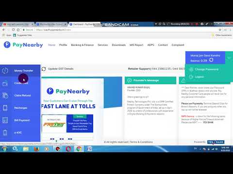 PayNearby Web-Portal is Now Updated in New Avatar || paynearby powered by yes bank ||