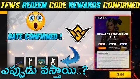 New Grand Final Redeem Code Free Fire | FF World Series 2021 Redeem Code | FFWS Redeem Code |kavya
