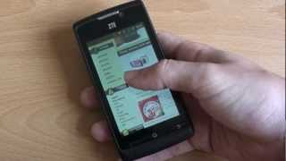 ZTE Blade II - internetový prohlížeč