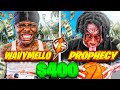 The prophecy goes against wavy mello in 400 wager gets extremely toxic  nba 2k24 b07 wager