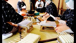 きりたんぽ作り始まる