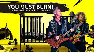 You Must Burn! - Guitar Backing Track with Vocals by Metallica Resimi