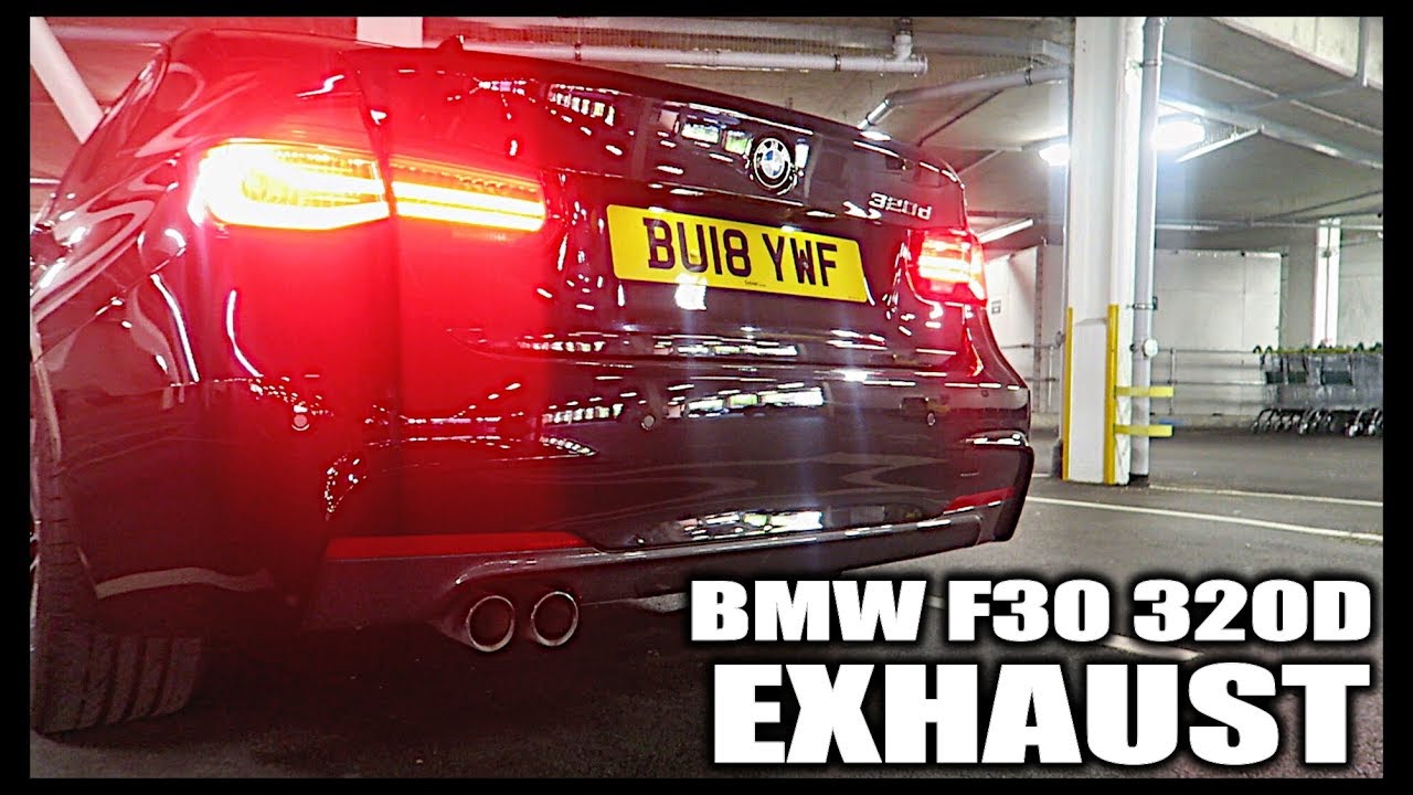 Bmw F30 3d Exhaust Sound Idle And Revving Youtube