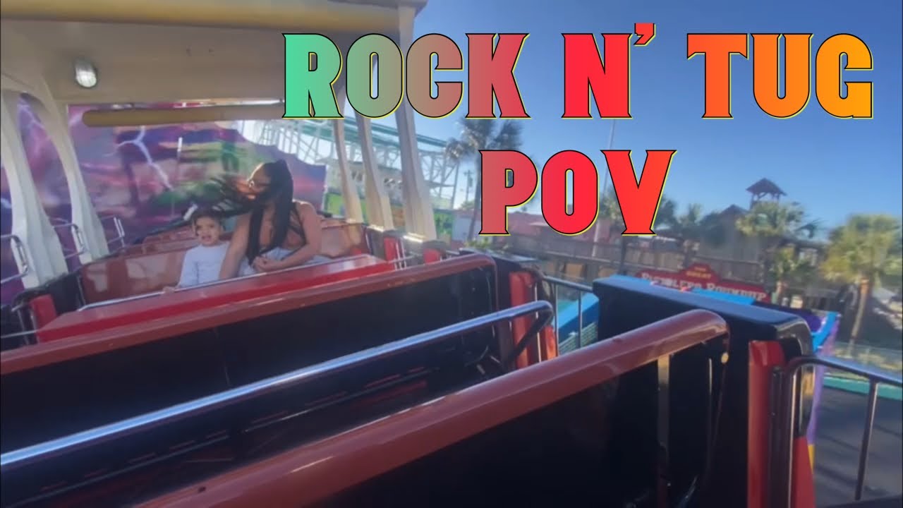 Rock N’ Tug POV, New For 2023 Zamperla Disco Ride At Family Kingdom. YouTube