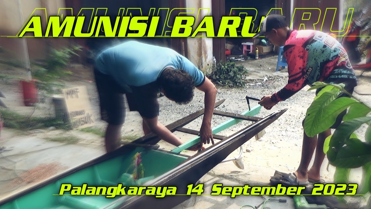 Keseruan Persiapan Menuju Balap Ketinting di Danau Sadar - Barito Selatan