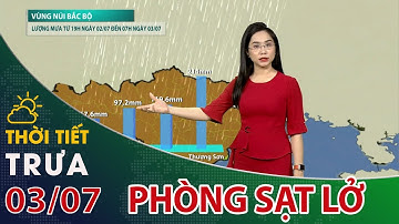 Thời tiết trưa, chiều 03/07/2023: Vùng núi phía Bắc đề phòng sạt lở đất| VTC14