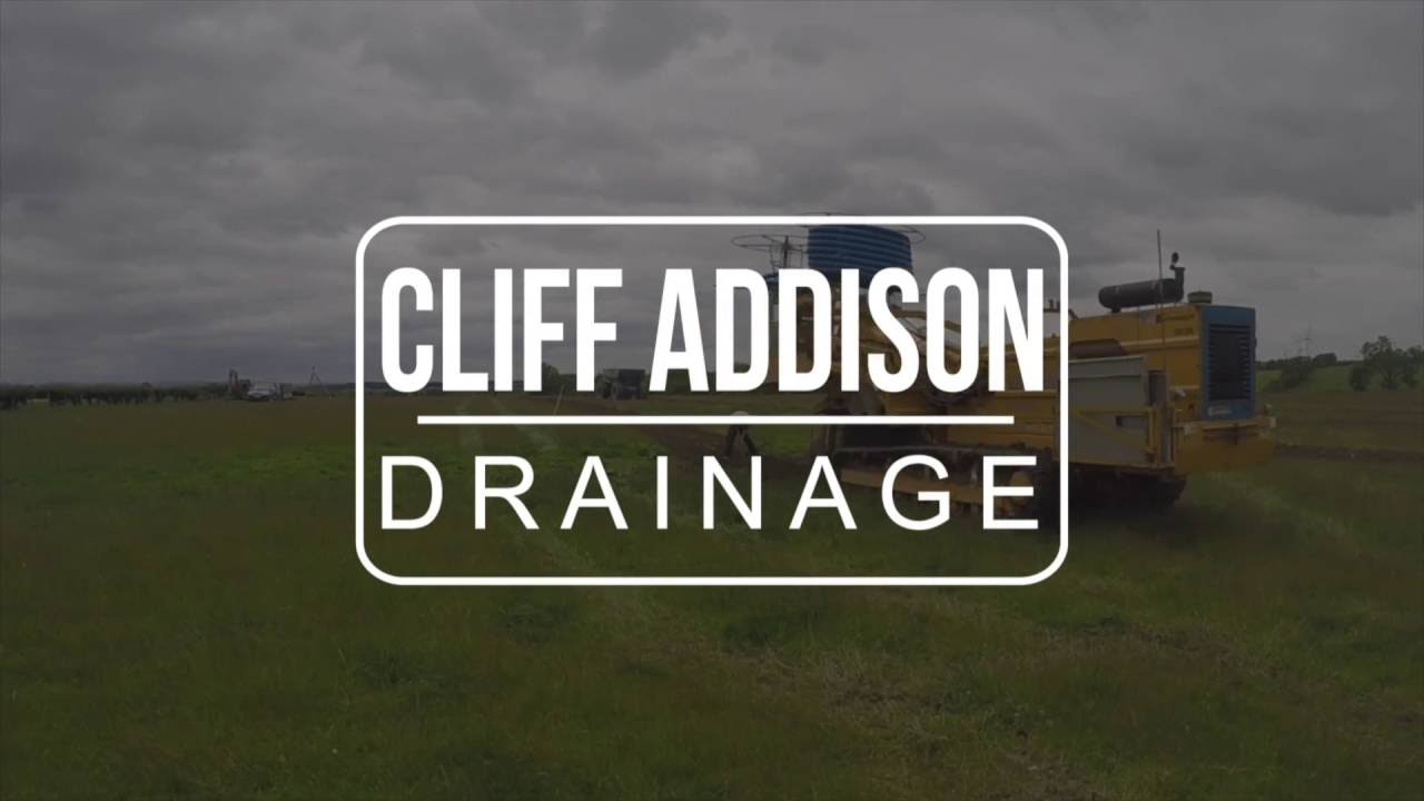 Cliff Addison Drainage: Land Drainage Installation - YouTube