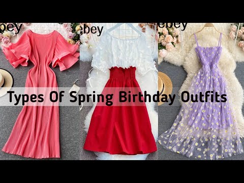 Birthday Outfits For Girls||Spring Birthday Outfits Ideas For Birthday Girls||Spring Dress For Girls