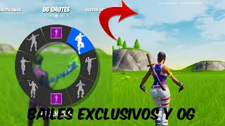 SKIN Y EMOTES GRATIS MODO CREATIVO / COMO TENER BAILES OG Y EXCLUSIVOS con ISLA CREATIVO en FORTNITE