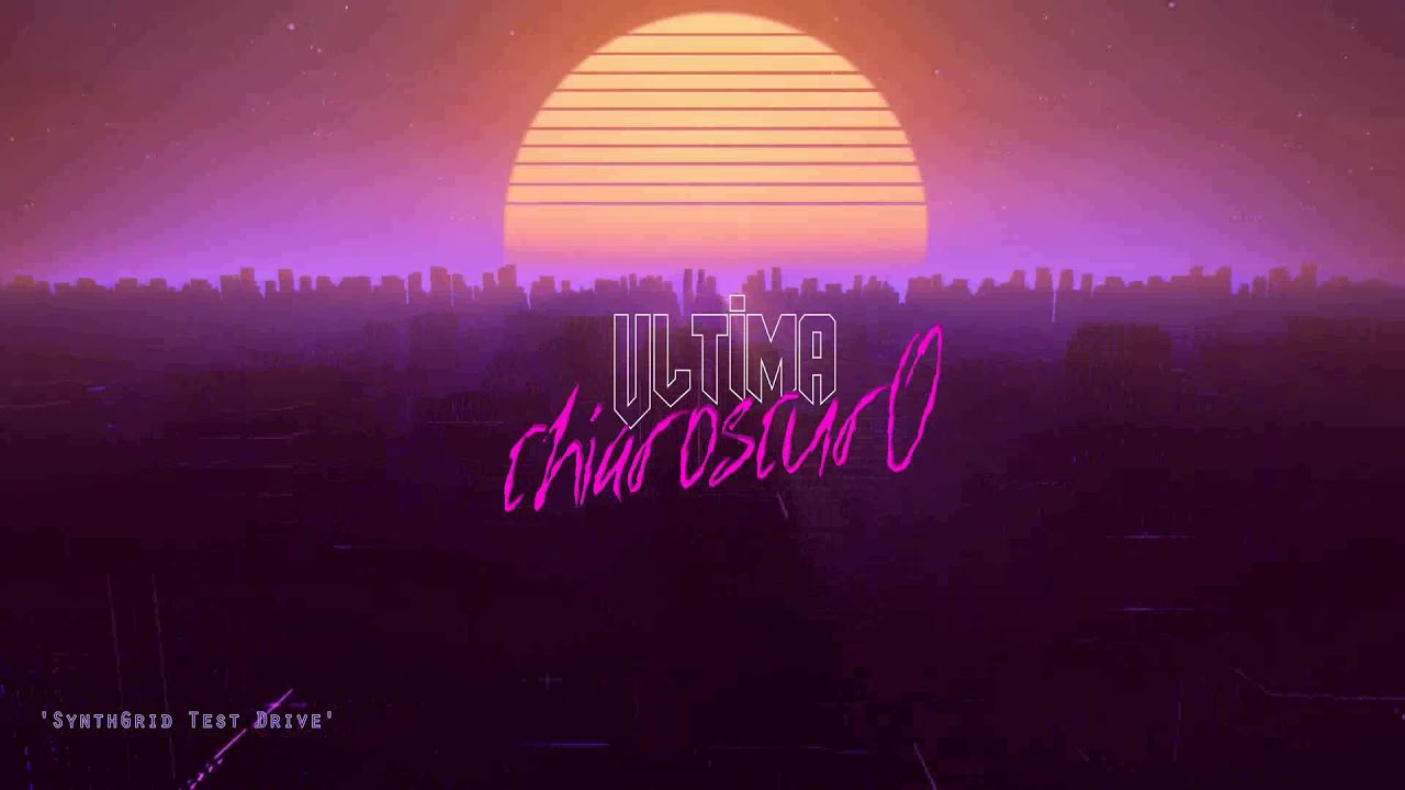 Ultima Chiaroscuro-  SynthGrid Test Drive (Demo audio | Visualizer) [Retrowave]