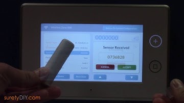 How to Program a DW20R Wireless Recessed Door Sensor into your GC3 Panel