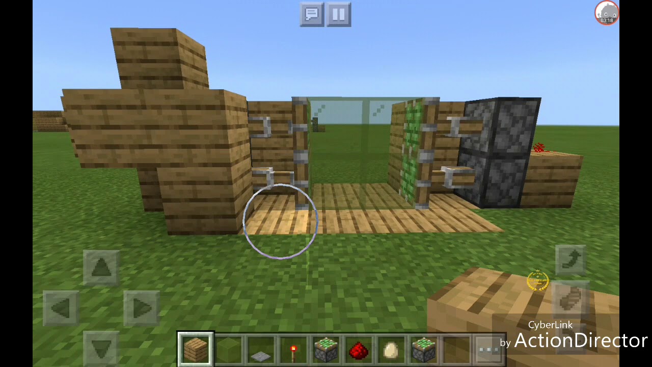 Comment faire une porte fonctionnelle sur mincraft ps4 Xbox one iOS et