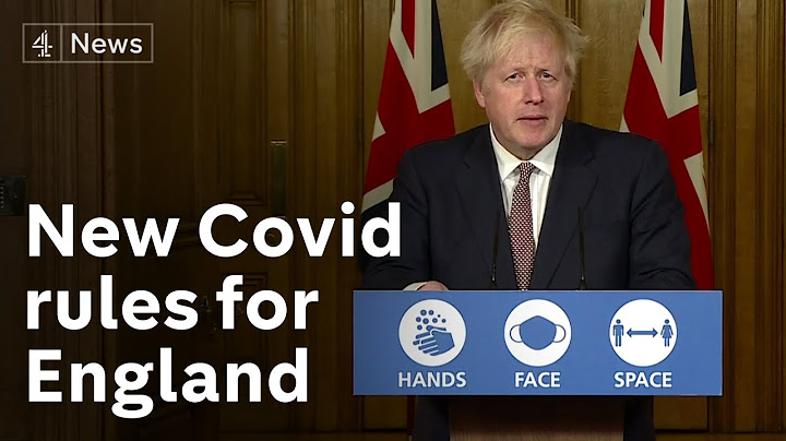 Boris Johnson sets out England's new tier system - starting after lockdown
